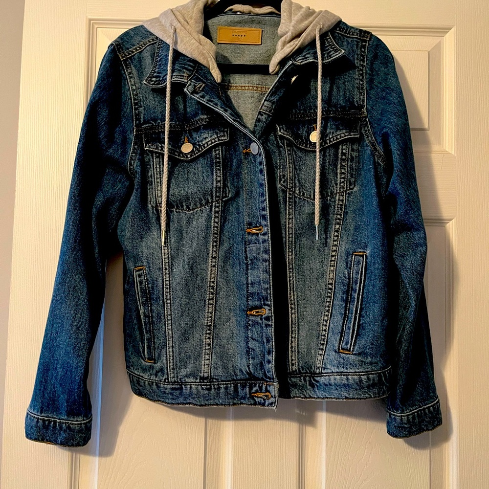 Blanknyc Denim Hoodie Jacket